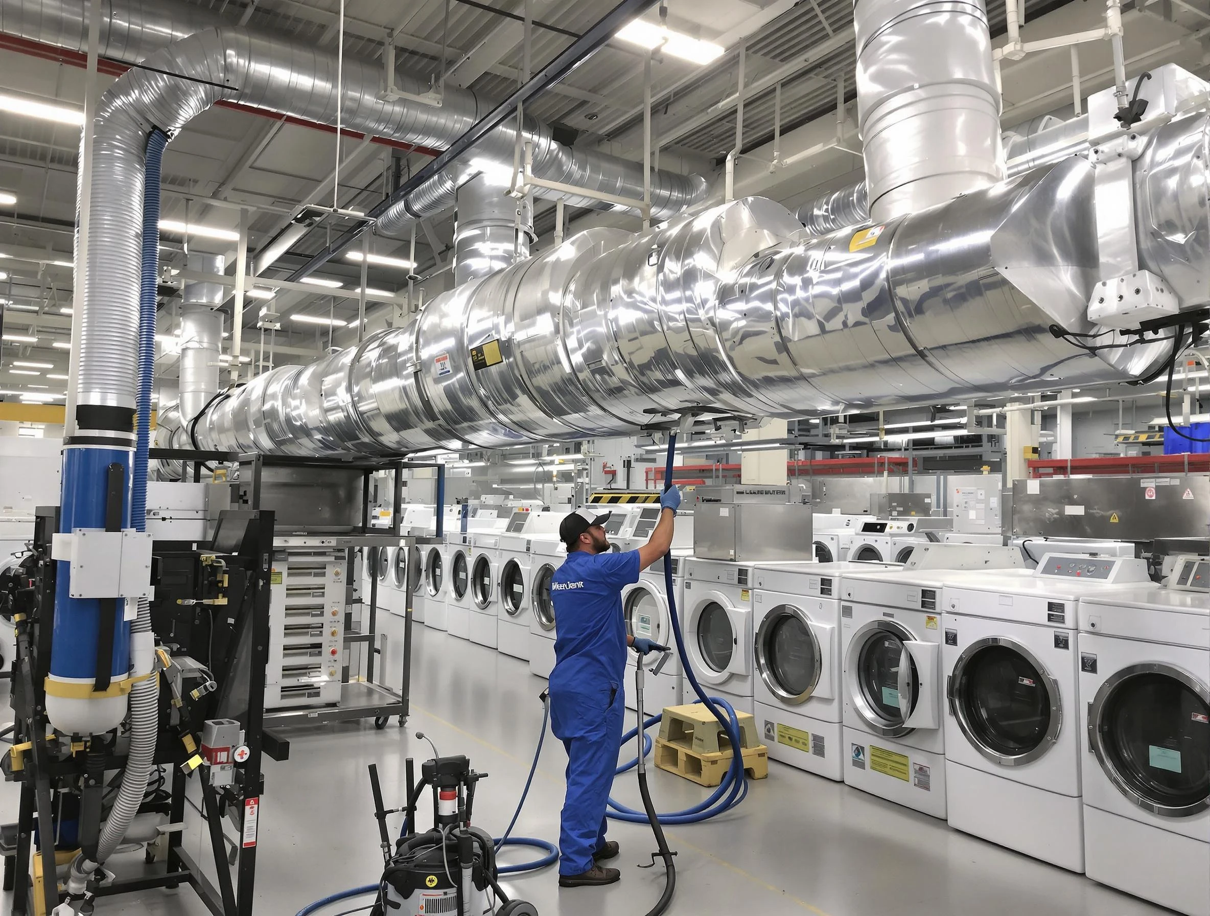 New Kensington Dryer Vent Cleaning team performing heavy-duty industrial dryer vent cleaning in New Kensington